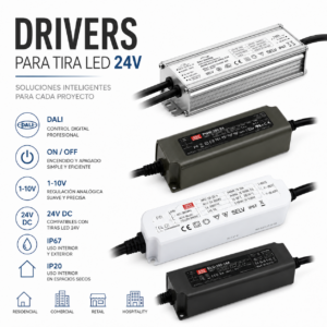 Drivers para tiras LED ANOA 24V